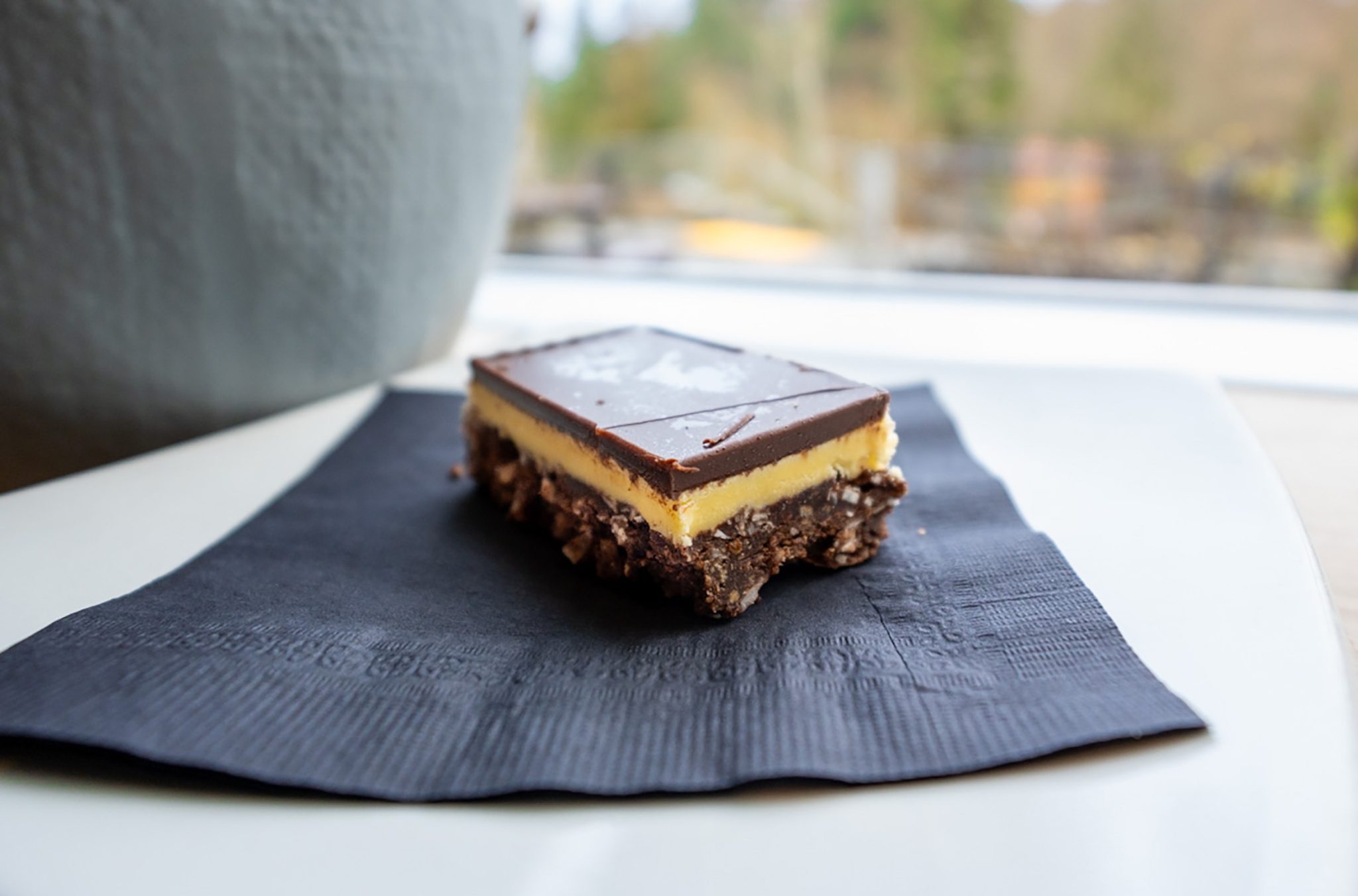 A Nanaimo Bar at the Squamish Lil'wat Cultural Centre in Whistler.