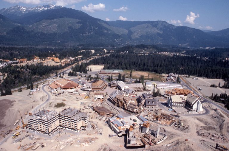 Whistler Village in 1981.