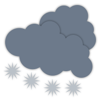 Periods of snow, heavy at times.