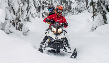 Snowmobiling