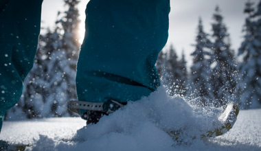 Snowshoeing