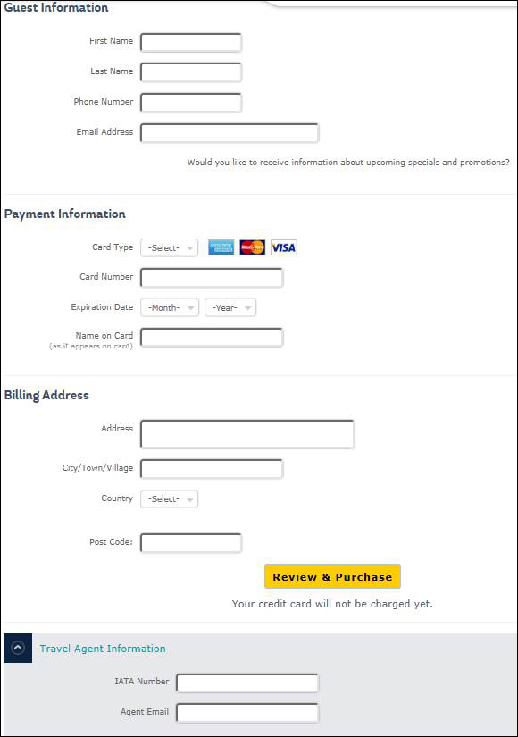Travel Agent Booking Process