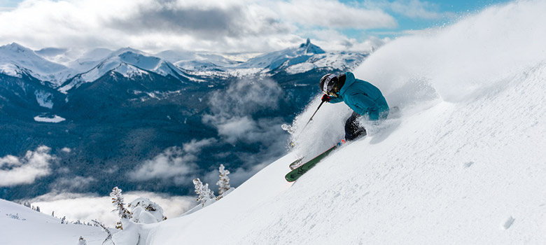 Skier at Whistler Blackcomb in Canada