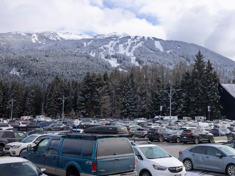 Parking in Whistler