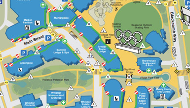 Whistler Accessibility Map