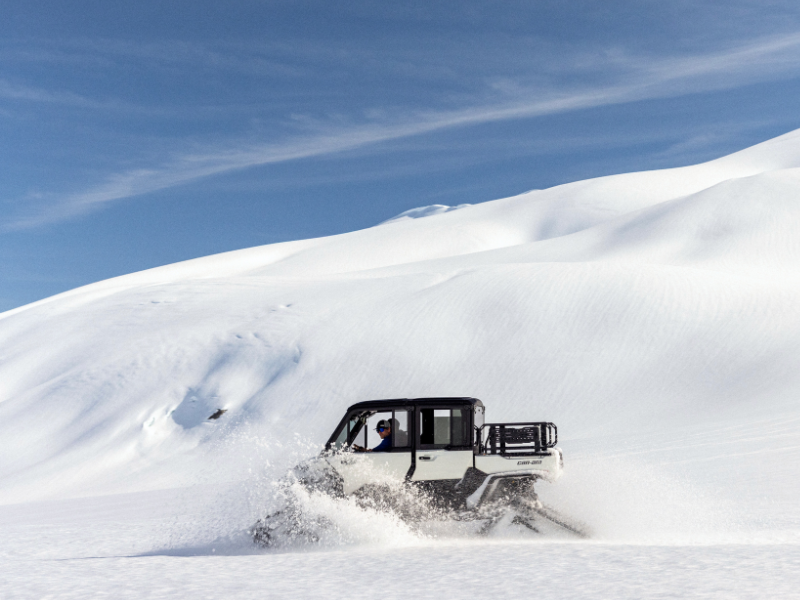 Beyond Whistler immersive helicopter and ice cave experience on the Pemberton Icefield.
