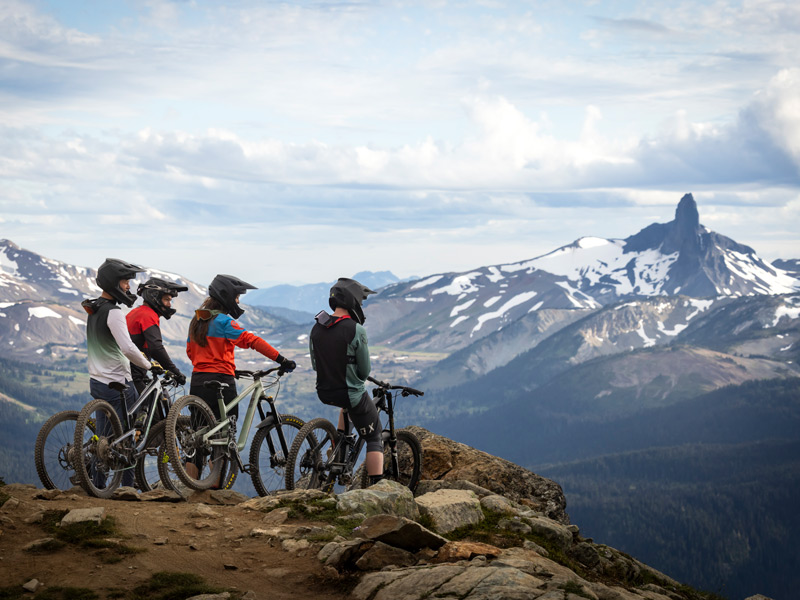 Private mountain bike lesson in Whistler Bike Park.