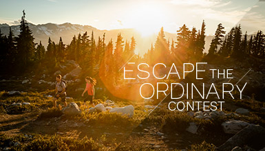 Enter the Escape the Ordinary Contest for your chance to win a trip for two to Whistler in summer.