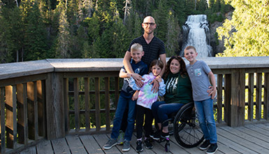 Family enjoying accessible activities in Whistler