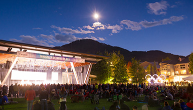 Outdoor summer concert series in Whistler BC