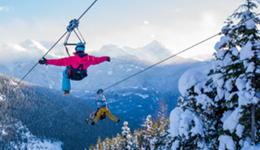 Winter Zipline Tours