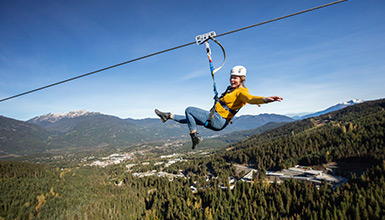 Prebook Ziplining in Whistler